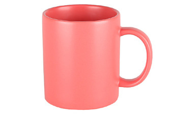 무광 핑크 머그컵